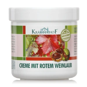 Krauterhof Крем для ног с экстрактом листьев красного винограда, 250мл