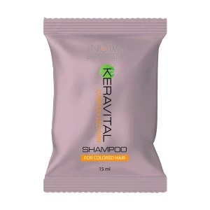 JNOWA Professional Шампунь Keravital Shampoo для фарбованого волосся, 15 мл
