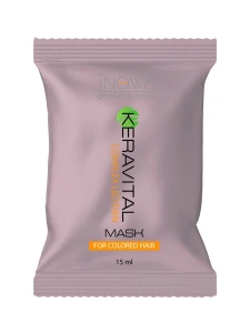 JNOWA Professional Маска Keravital Shampoo для окрашенных волос, 15 мл