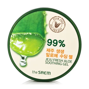 The Saem Універсальний крем-гель Jeju Fresh Aloe Soothing Gel 99% з алое , 300 мл