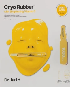 Альгінатна маска для освітлення шкіри обличчя - Dr. Jart Cryo Rubber With Brightening Vitamin C, 44 г