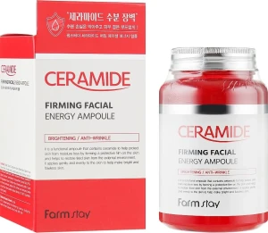 Ампульна сироватка для обличча із керамідами - FarmStay Ceramide Firming Facial Energy Ampoule, 250 мл