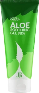 Гель універсальний для обличчя та тіла з Алое - J:ON Face & Body Aloe Soothing Gel 98%, 200 мл