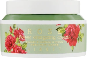 Крем для лица с пептидами дамасской розы - Jigott Rose Flower Energizing Cream, 100 мл