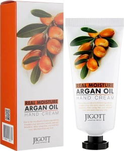 Крем для рук з аргановою олією - Jigott Real Moisture Argan Oil Hand Cream, 100 мл