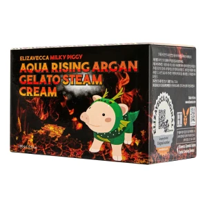 Крем зволожуючий - Elizavecca Face Care Aqua Rising Argan Gelato Steam Cream, 100 мл