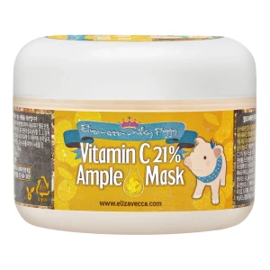 Маска для лица с витамином C разогревающая - Elizavecca Milky Piggy Vitamin C 21% Ample Mask, 100 мл