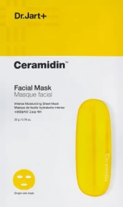 Dr. Jart Маска для відновлення шкіри обличчя Dr.Jart+ Ceramidin Facial Mask 22 г
