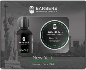 Набор для ухода за бородой New York - Barbers New York, масло + бальзам