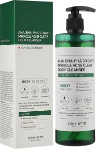 Очищающий гель для проблемной кожи тела - Some By Mi AHA-BHA-PHA 30 Days Miracle Acne Clear Body Cleanser, 400 мл