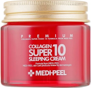 Омолоджуючий нічний крем для обличчя з колагеном - Medi peel Collagen Super 10 Sleeping Cream, 70 мл