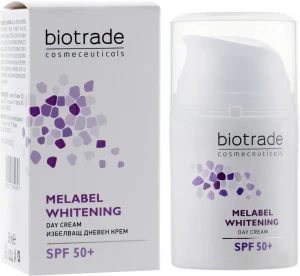 Отбеливающий дневной крем с SPF 50+ - Biotrade Melabel Whitening Day Cream SPF 50+, 50 мл