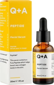 Пептидна сироватка для обличчя - Q+A Peptide Facial Serum, 30 мл