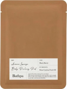 Пілінг-рукавичка для тіла - BATHPA Aroma Lounge Body Peeling Pad-Black Berry, 20 г