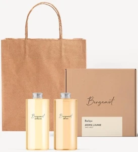 Подарунковий набір Гель для душу + Лосьйон - BATHPA Aroma Lounge Body Gift Set Bergamot, 300+300 мл