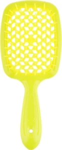 Расческа для волос - Janeke Small Superbrush, желтая, маленькая