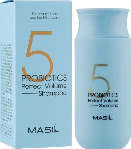 Шампунь для надання об’єму тонкому волоссю з пробіотиками - Masil 5 Probiotics Perfect Volume Shampoo, 150 мл