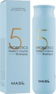 Шампунь для надання об’єму тонкому волоссю з пробіотиками - Masil 5 Probiotics Perfect Volume Shampoo, 300 мл
