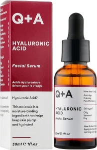 Сироватка для обличчя з гіалуроновою кислотою - Q+A Hyaluronic Acid Facial Serum, 30 мл