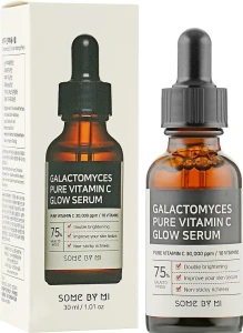 Сироватка для сяйва шкіри з вітаміном С та галактомісісом - Some By Mi Galactomyces Pure Vitamin C Glow Serum, 30мл