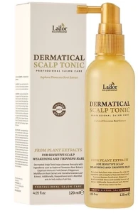 Тоник для чувствительной кожи головы против выпадения тонких и ослабленных волос - La'dor Dermatical Scalp Tonic, 120 мл