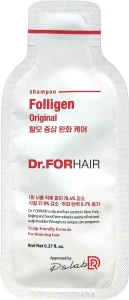 Зміцнюючий шампунь проти випадіння волосся - Dr. ForHair Folligen Original Shampoo, пробник, 8 мл