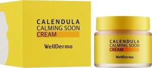 WellDerma Calendula Calming Soon Cream Успокаивающий крем для лица с календулой 80 мл