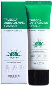 Успокаивающий солнцезащитный крем для лица - Some By Mi Truecica Aqua Calming SunCream SPF 50+ PA++++, 50 мл