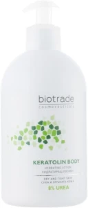 Увлажняющий лосьон для тела с 8 % мочевины со смягчающим действием - Biotrade Keratolin Body Hydrating Lotion, 400 мл