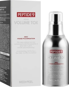 Зволожуючий міст для обличчя з ефектом ліфтингу - Medi peel Peptide 9 Aqua Volume Tox Mist, 50 мл