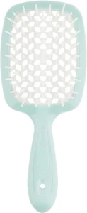 Расческа для волос - Janeke Small Superbrush Tiffany, голубая, маленькая