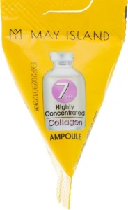 Высококонцентрированная сыворотка с коллагеном - May Island 7 Days Collagen Ampoule, 3г