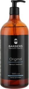 Шампунь для чоловіків для щоденного використання - Barbers Original Premium Shampoo, 1000 мл