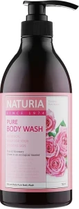 Гель для душа Роза-Розмарин - Naturia Pure Body Wash Rose and Rosemary, 750 мл