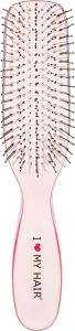 Расческа для волос Русалочка - I LOVE MY HAIR Spider S, розовая прозрачная