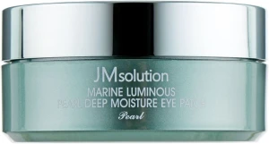 Гидрогелевые патчи с морским комплексом и жемчугом - JMsolution Marine Luminous Pearl Deep Moisture Eye Patch, 60 шт
