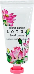 Крем для рук с лотосом - Jigott Secret Garden Lotus Hand Cream, 100 мл