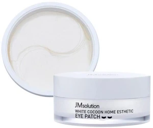 Омолаживающие патчи с экстрактом жемчунга и белого кокона - JMsolution Silky Cocoon Home Esthetic Eye Patch, 60 шт