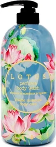 Парфумований гель для душу з лотосом - Jigott Lotus Perfume Body Wash, 750 мл