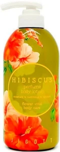 Парфюмированный лосьон для тела с гибискусом - Jigott Hibiscus Perfume Body Lotion, 500 мл