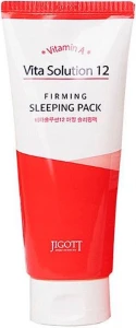 Підтягуюча нічна маска для обличчя - Jigott Vita Solution 12 Firming Sleeping Pack, 180 мл