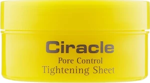 Салфетки для сужения пор - Ciracle Pore Control Tightening Sheet, 40 шт