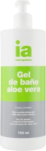 Освежающий гель для душа с экстрактом алоэ вера с дозатором - Interapothek Gel De Bano Aloe Vera, 750 мл
