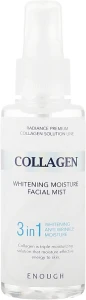 Отбеливающий мист для лица с коллагеном - Enough Collagen Whitening Moisture Facial Mist 3 in 1, 100 мл