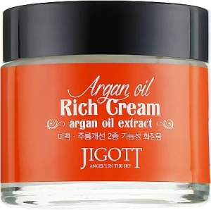 Насичений крем для обличчя з аргановою олією 70 мл - Jigott Argan Oil Rich Cream