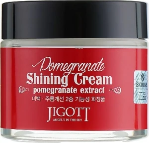 Крем гранатовый для яркости кожи - Jigott Pomegranate Shining Cream, 70 мл
