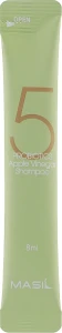 М’який безсульфатний шампунь з яблучним оцтом і пробіотиками для чутливої шкіри голови - Masil 5 Probiotics Apple Vinegar Shampoo, 8 мл