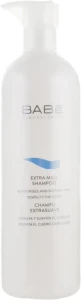 Екстрам'який шампунь для всіх типів волосся - BABE Laboratorios Extra Mild Shampoo, 500 мл