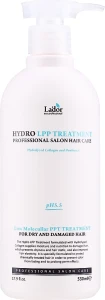 Відновлююча протеїнова маска з колагеном для сухого, пошкодженого волосся - La'dor Hydro LPP Treatment, 530 мл