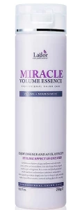 Зволожуюча есенція для фіксації та об'єму волосся - La'dor Miracle Volume Essence, 250 мл